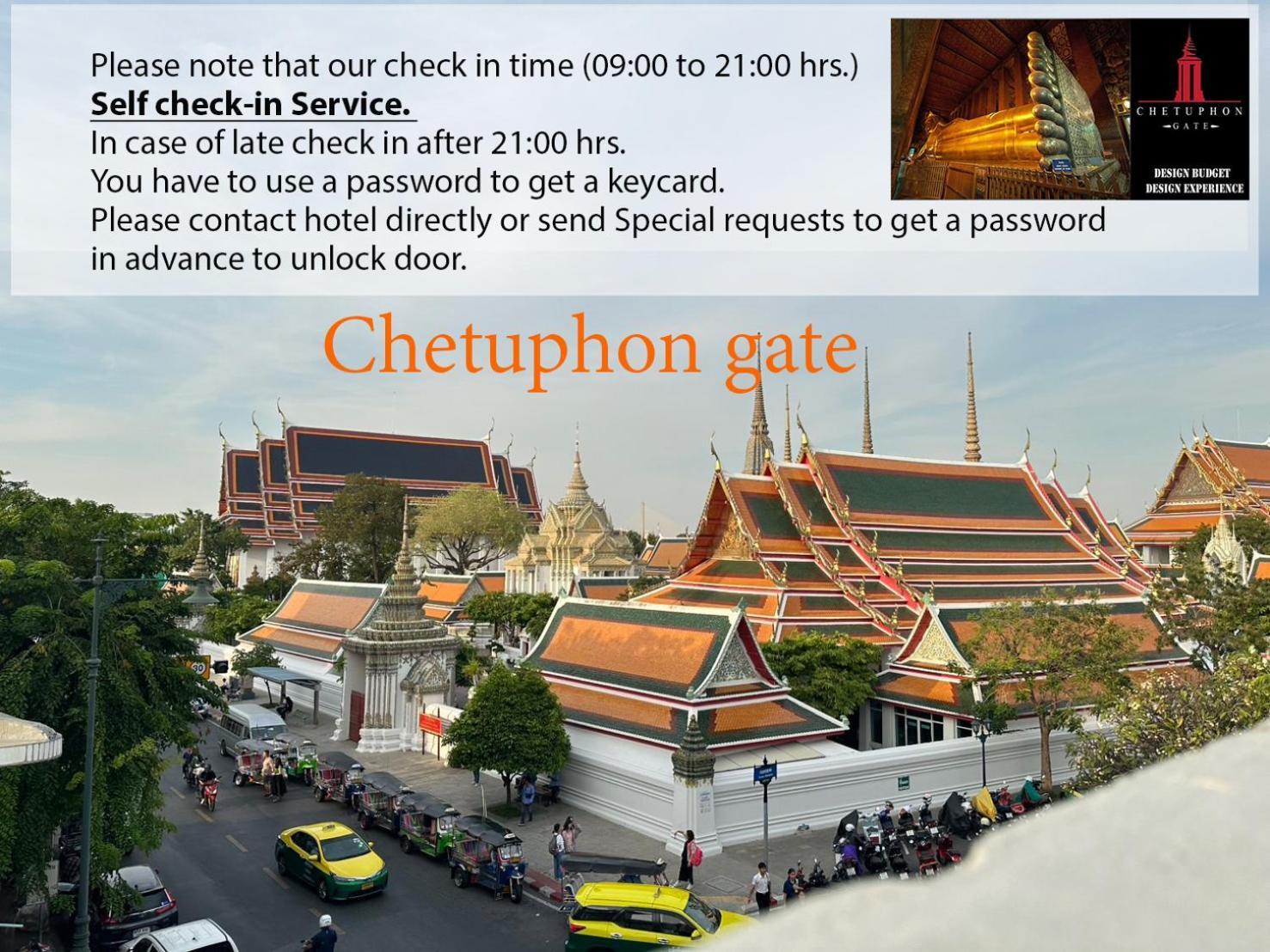 Hotel Chetuphon Gate Bangkok Exterior foto